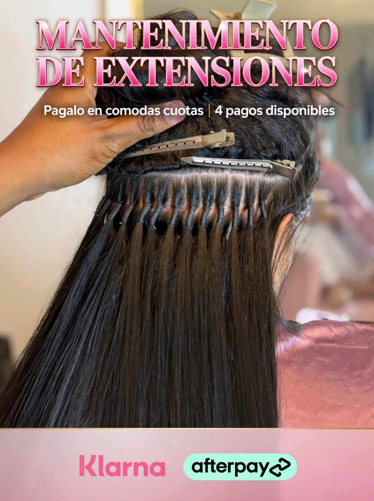 Mantenimiento de Extensiones de Cabello - Retoque y Reinstalación